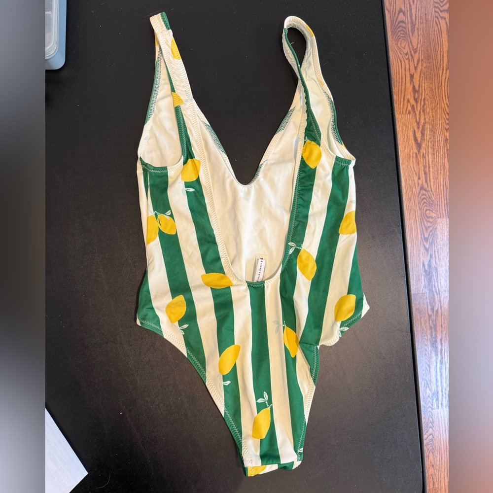 Solid And Striped Lemon One Piece - image 5